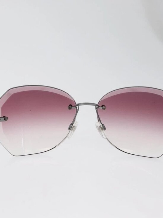 CHANEL Sunglasses metal Bordeaux CC Auth SW2292V main image 5